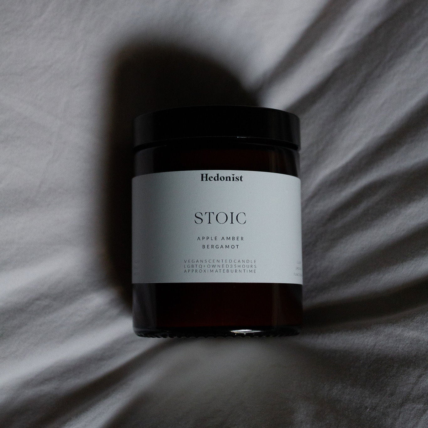 Hedonist Stoic Candle - Apple, Amber & Bergamot