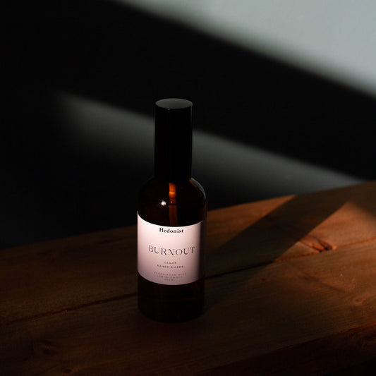 Hedonist Burnout Room Mist - Cedar, Ashes & Amber